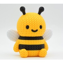 Örgü Görünümlü Tatlı Arı Figürü - 3D Yazıcı Özel Tasarım Dekoratif Obje