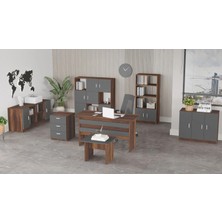 L'occi Concept Diego Abcdefg2 Ofis Masa Makam Takımı Barok-Antrasit