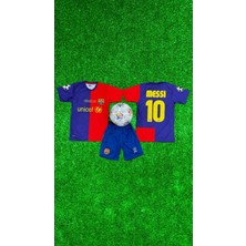 Rodak Spor Messi 10 Lacivert Barcelona Şortlu Çocuk Forması 2’li Takım