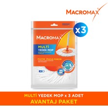 Macromax Multi Yedek Mop Başlık X3 Adet