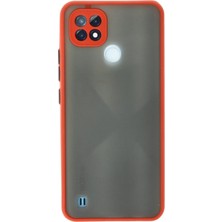Hnrlishp Newface Realme C21 Kılıf Montreal Silikon Kapak - Kırmızı