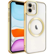 Hnrlishp Newface Iphone 11 Kılıf Kross Magneticsafe Kapak - Gold