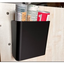 Modern Askılı Çöp Poşeti ve Rulo Düzenleyici Organizer - Mutfak Dolap Kapağı Üstü Pratik Poşetlik Standı