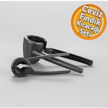 Real Özs Paslanmaz Ceviz ve Badem Kıracağı Seti Vakumlu