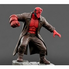 Hellboy Figürü - 3D Yazıcı Yüksek Detaylı Koleksiyon Biblo - Dark Horse Comics Karakteri