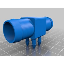 Akaslan Plastik 19MM'DEN 4X4MM Sulama Dağıtıcı (Bu Ürün Sadece Plastik Parçadır - Almadan Önce Soru Sorabilirsiniz)