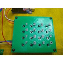 Akaslan Plastik 4x4 Matris Klavyeleri Için Anahtar Kapağı (Bu Ürün Sadece Plastik Parçadır - Almadan Önce Soru Sorabilirsiniz)