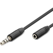 Skygo 3.5 mm To 3.5 mm F Kablo 3lıne 1.2m Siyah HDX1012