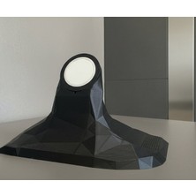 Magsafe Uyumlu Geometrik Masaüstü Stand - 3D Tasarım Low Poly iPhone Şarj Tutucu & Modern Ofis Masa Aksesuarı