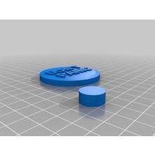 Akaslan Plastik Panik Yapma Butonu 3D Baskı (Bu Ürün Sadece Plastik Parçadır - Almadan Önce Soru Sorabilirsiniz)