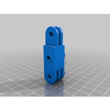 Akaslan Plastik Gopro Dönme Braketi 60 Derece (Bu Ürün Sadece Plastik Parçadır - Almadan Önce Soru Sorabilirsiniz)