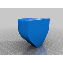 Akaslan Plastik 300 Abone Youtube Kupası 3D Baskı (Bu Ürün Sadece Plastik Parçadır - Almadan Önce Soru Sorabilirsiniz)