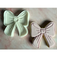 Zarif Fiyonk Tasarımlı Kurabiye ve Şeker Hamuru Kalıbı - 3D Yazıcı Üretimi Estetik Mutfak Gereci