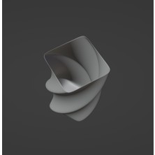 Akaslan Plastik '- Spiral Vazo Çiçek Yeni (Bu Ürün Sadece Plastik Parçadır - Almadan Önce Soru Sorabilirsiniz)