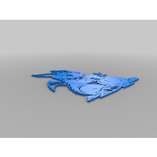 Akaslan Plastik 2d Ejderha 3 3D Baskı (Bu Ürün Sadece Plastik Parçadır - Almadan Önce Soru Sorabilirsiniz)