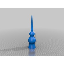 Akaslan Plastik Yüksek Poli Eski Dünya Ağaç Üstü Çift Top (Bu Ürün Sadece Plastik Parçadır - Almadan Önce Soru Sorabilirsiniz)