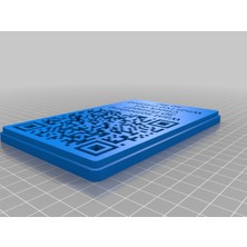 Akaslan Plastik Qr Kod Oluşturucu Okuma Özeti 3D Baskı (Bu Ürün Sadece Plastik Parçadır - Almadan Önce Soru Sorabilirsiniz)