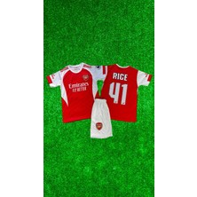 Rodak Spor Rice 41 Arsnl Kırmızı  Şortlu Çocuk Forması 2’li Takım