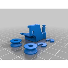 Akaslan Plastik Ender 3 Filament Kılavuzu Ikili Gerdirme Pulley'leri ile (Bu Ürün Sadece Plastik Parçadır - Almadan Önce Soru Sorabilirsiniz)