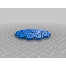 Akaslan Plastik Dantel Bardak Altlığı Tek Ekstruder ve Çift Ekstruder Dosyaları 3D Baskı (Bu Ürün Sadece Plastik Parçadır - Almadan Önce Soru Sorabilirsiniz)