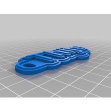 Akaslan Plastik Anahtar Thijs 3D Baskı (Bu Ürün Sadece Plastik Parçadır - Almadan Önce Soru Sorabilirsiniz)