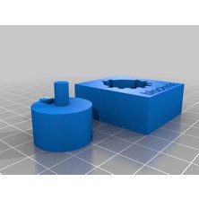 Akaslan Plastik Özel Blockmit Soğuk Cüzdan Yıkayıcı Damga Aparatı 18MM Yıkayıcı (Bu Ürün Sadece Plastik Parçadır - Almadan Önce Soru Sorabilirsiniz)