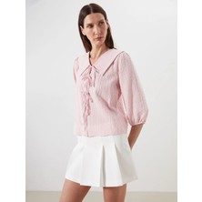 Lc Waikiki Yeni Sezon Bebe Yaka Ekose Bluz