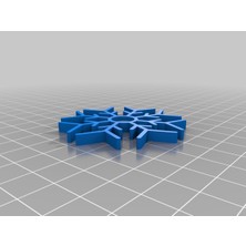 Akaslan Plastik Kar Tanesi Buzdolabı Mıknatısı (Bu Ürün Sadece Plastik Parçadır - Almadan Önce Soru Sorabilirsiniz)