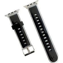 Hnrlishp Movenchy Watch 45MM Jelly Silikon Kordon - Siyah