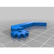 Akaslan Plastik Poppy Mikro Servo Pençe (Bu Ürün Sadece Plastik Parçadır - Almadan Önce Soru Sorabilirsiniz)