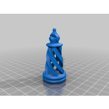 Akaslan Plastik '- Spiral Satranç Parçaları Magnet Delikleri ile 6x1 5mm (Bu Ürün Sadece Plastik Parçadır - Almadan Önce Soru Sorabilirsiniz)