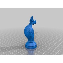 Akaslan Plastik Satranç Anka Kuşu (Bu Ürün Sadece Plastik Parçadır - Almadan Önce Soru Sorabilirsiniz)