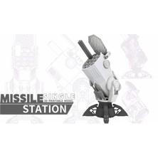 Akaslan Plastik Önizleme Tek Sütun Füze Kulesi (Bu Ürün Sadece Plastik Parçadır - Almadan Önce Soru Sorabilirsiniz)