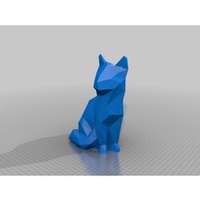 Akaslan Plastik '- Düşük Poligon Kedi 460 (Bu Ürün Sadece Plastik Parçadır - Almadan Önce Soru Sorabilirsiniz)