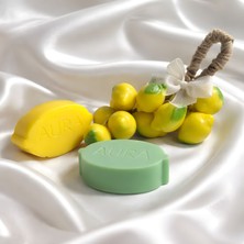 Aura Limon Tasarımlı Dekoratif Sabun – Ferah Limon Kokulu El Yapımı Banyo & Dekor Sabunu