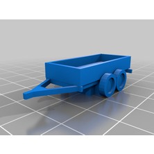 Akaslan Plastik Ho Ölçeği 4 Tekerlekli Trailers (Bu Ürün Sadece Plastik Parçadır - Almadan Önce Soru Sorabilirsiniz)