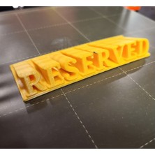 Akaslan Plastik Rezerve Işareti (Bu Ürün Sadece Plastik Parçadır - Almadan Önce Soru Sorabilirsiniz)