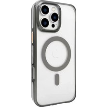 Hnrlishp Joko Iphone 16  Gleam Pc Sert Magsafe Kılıf - Titan Gri