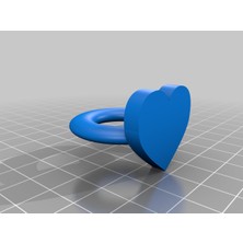 Akaslan Plastik Kalp Yüzük (Bu Ürün Sadece Plastik Parçadır - Almadan Önce Soru Sorabilirsiniz)