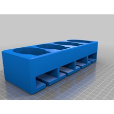 Akaslan Plastik Remix Oral B Braun Elektrikli Dış Fırçası Tahta Stand Altında Slot (Bu Ürün Sadece Plastik Parçadır - Almadan Önce Soru Sorabilirsiniz)