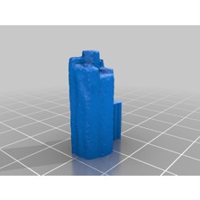 Akaslan Plastik Dungeonsticks V3 Bazalt Sütun Dişi Yıldız Ekleme ile (Bu Ürün Sadece Plastik Parçadır - Almadan Önce Soru Sorabilirsiniz)