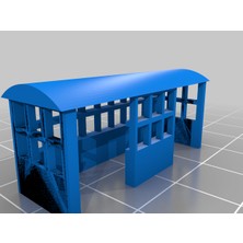 Akaslan Plastik N Ölçek 104 Ft Çift Raylı Plaka Kiriş Köprüsü 3D Baskı (Bu Ürün Sadece Plastik Parçadır - Almadan Önce Soru Sorabilirsiniz)