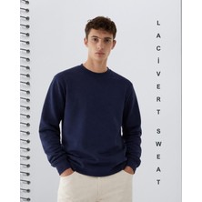 Erkek Sıfır Yaka Mevsimlik Sweat