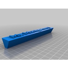 Akaslan Plastik Özelleştirilmiş Isim Plakası (Bu Ürün Sadece Plastik Parçadır - Almadan Önce Soru Sorabilirsiniz)