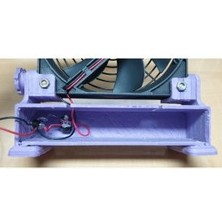 Akaslan Plastik Yeni Kablosuz 120MM Fan Standı 18650 Pil Dahil Tip 12 6V 3S1P (Bu Ürün Sadece Plastik Parçadır - Almadan Önce Soru Sorabilirsiniz)