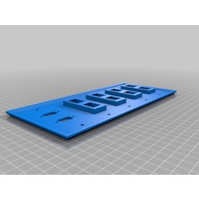 Akaslan Plastik Özelleştirilmiş Wally Duvar Plakası Özelleştirici 3D Baskı (Bu Ürün Sadece Plastik Parçadır - Almadan Önce Soru Sorabilirsiniz)