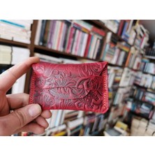 Mahfuz Tamamen El Emeği Hakiki Deri Minimalist Cüzdan Kartlık ( 11X6.5CM) NLU374