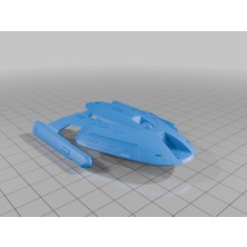 Akaslan Plastik '- Oslo Sınıf Starship (Bu Ürün Sadece Plastik Parçadır - Almadan Önce Soru Sorabilirsiniz)