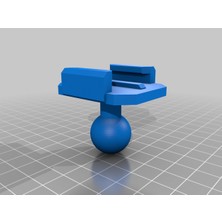 Akaslan Plastik Bulletpoint 20MM Top Montajı Gopro Için (Bu Ürün Sadece Plastik Parçadır - Almadan Önce Soru Sorabilirsiniz)