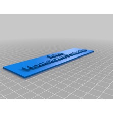 Akaslan Plastik John Hometown Koruyucu Isim Plakası (Bu Ürün Sadece Plastik Parçadır - Almadan Önce Soru Sorabilirsiniz)